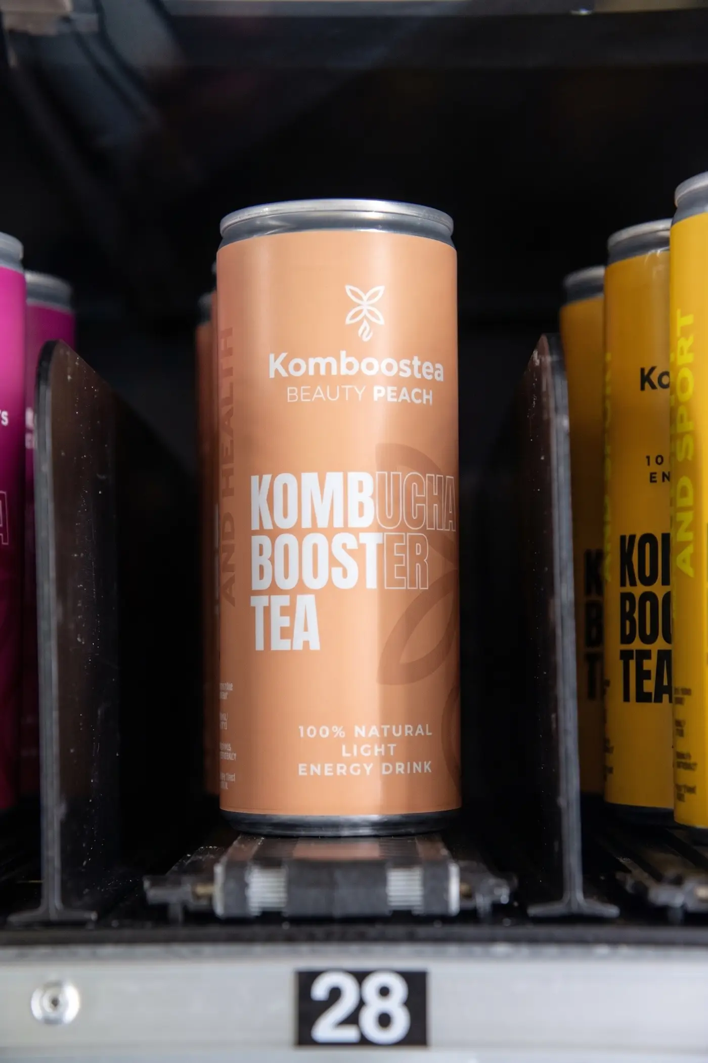 Kombucha v prodejním automatu