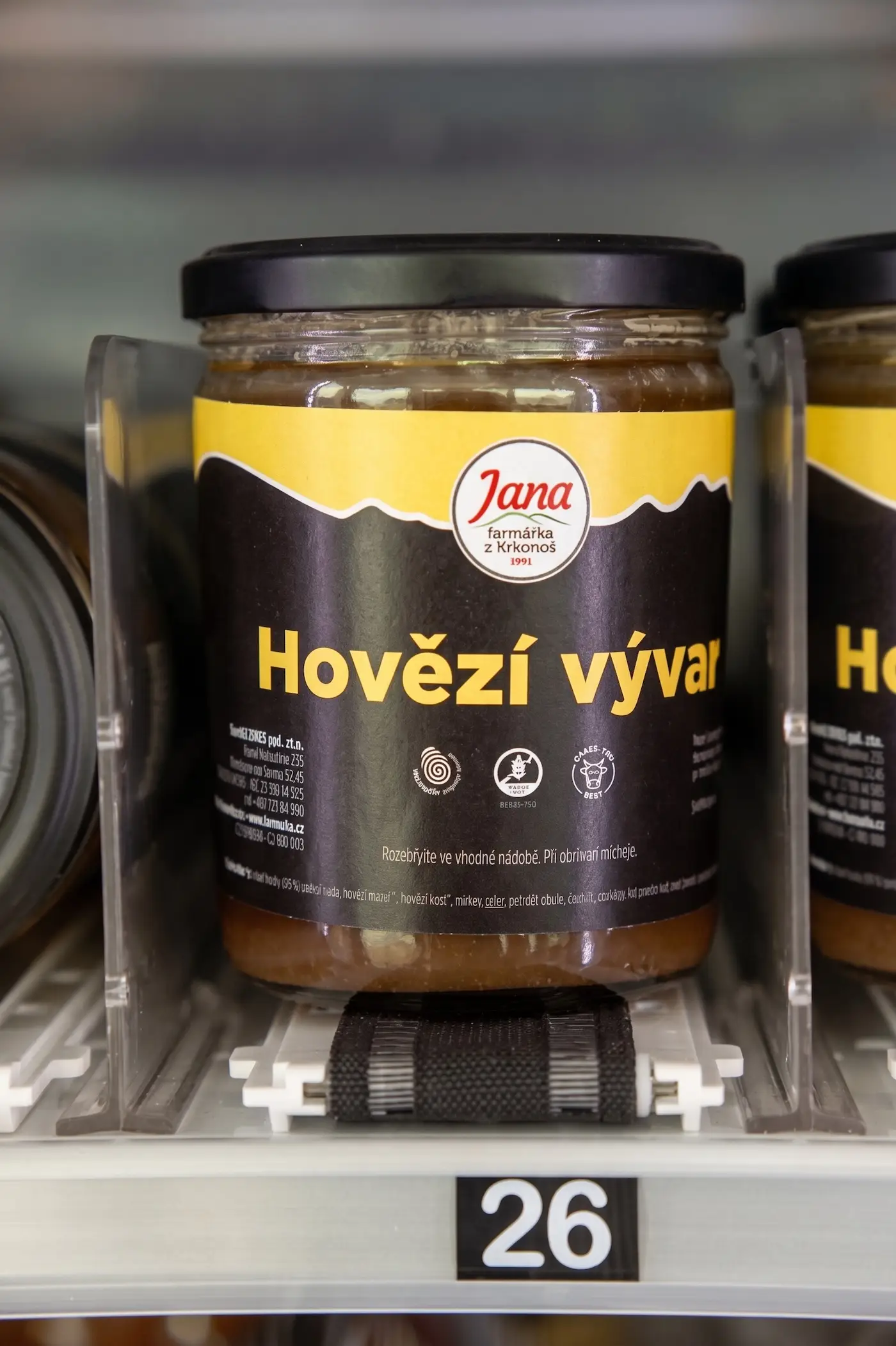 Hovězí vývar od farmářky z Krkonoš
